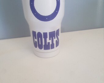 30 oz Colts Tumbler personalized