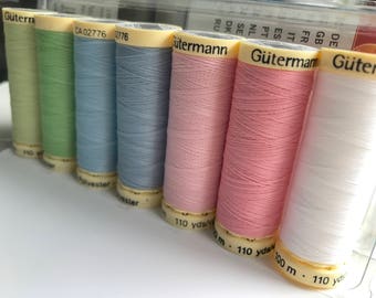 Gutermann, sewing thread pack, assorted, sewing gift, all sew thread, sewing notions, sewing essentials