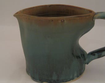 Wheel Thrown Pottery Pitcher