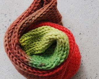 Hand dyed superwash merino/nylon sock blank