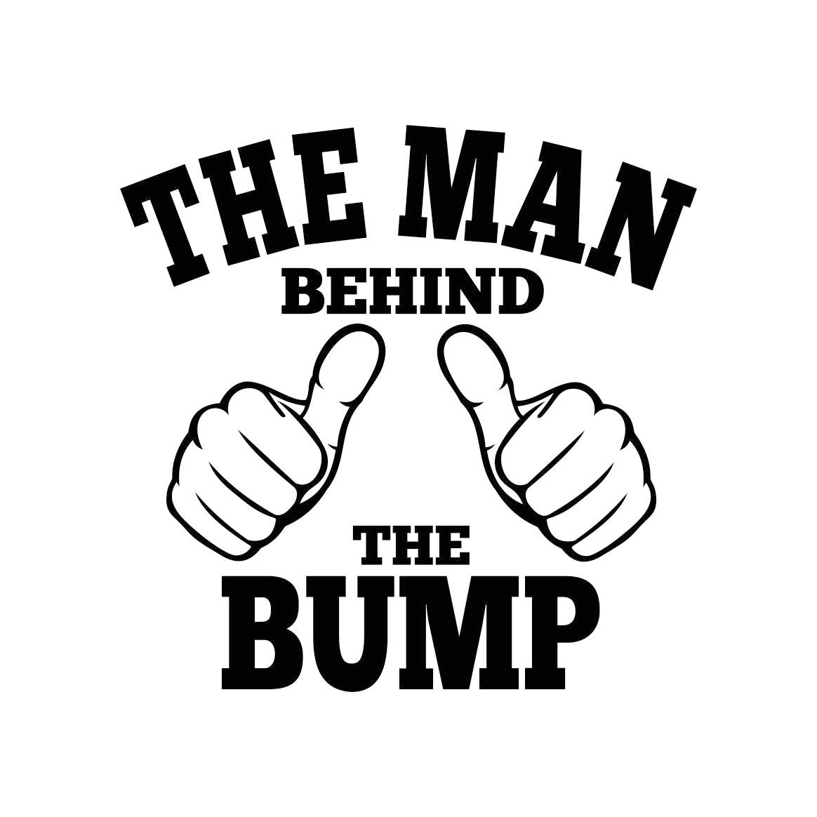 The Man Behind The Bump SVG File Vector Clipart Dxf EPS Png