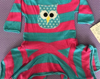 Organic Owl knit dress 6-12mo