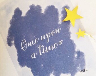 Poster "Once upon a time" A4 size