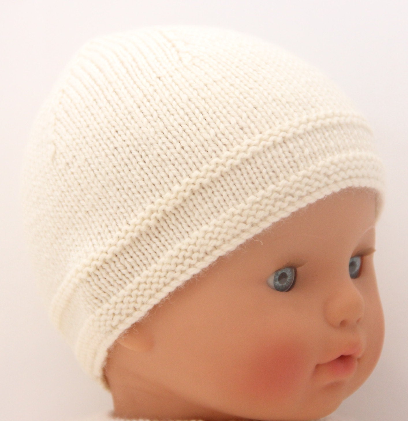 Baby Hat / Knitting Pattern Instructions in English / PDF Instant ...