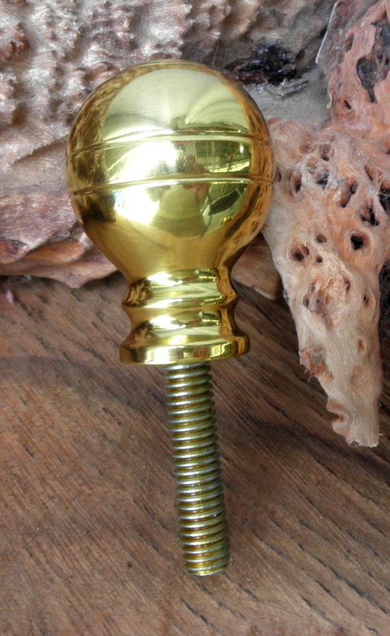 1 Cast Brass Gear Shift Knob Ball Cane Walking Stick Handle 1