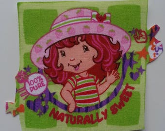 motif rose thermocollant charlotte fraises 90*75mm