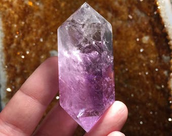 Double terminated Amethyst point