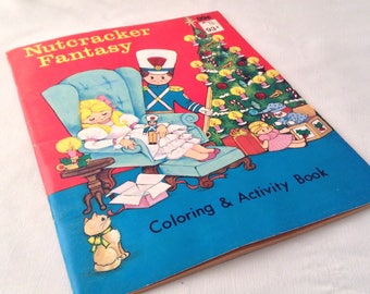 Christmas Coloring Book- Vintage Christmas Coloring Book