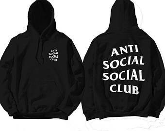 Youth Hoodies Hoodies Anti Social Social Club Hooded Sweatshirt