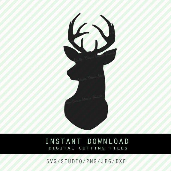 Download Deer head Svg PngJPG DXF cutting file Cricut silhouette