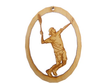 Personalized Tennis Ornament - Mens Tennis Ornaments - Mens Tennis Gift - Tennis Ornaments - Tennis Team Gift - Tennis Christmas Ornaments