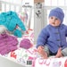 Babies Jacket, Hat and Mitts Knitting Pattern - King Cole Chunky Knitting Pattern 3707