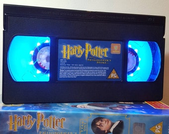Retro VHS Lamp Originals Harry Potter Nightlight Lamp Choose your Movie! Great personal gift. Thanksgiving, Birthday Mothers Day