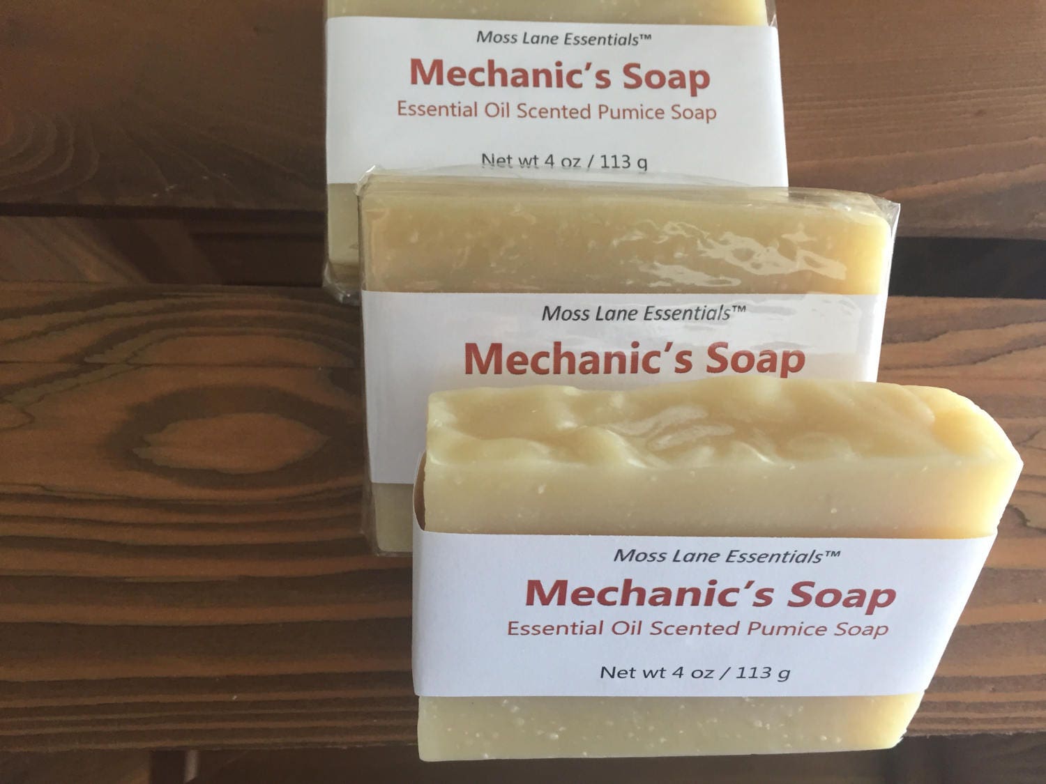 Mechanic’s Cold Process Soap with Pumice and Orange Essential Oil
