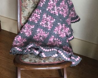 Granny Square Afghan