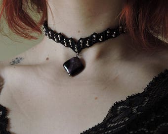 Cally / Collier macramé / Macrame necklace / micro macrame