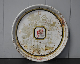 Schlitz Vintage Tin Wall Clock