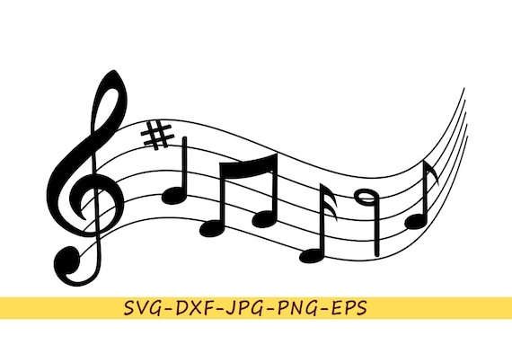 Download Note musicali svg clip art in formato svg-eps-dxf-png-jpg.