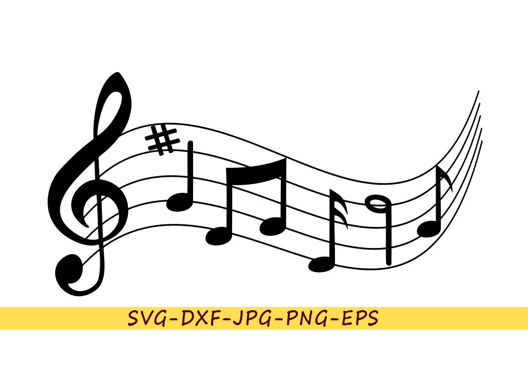 SVG musical notes, c