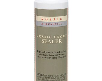 Clear Acrylic Mosaic Grout Sealer - Protect Projects and Repel Water - Mosaic Mercantile Sealer