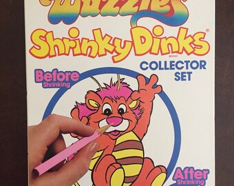 Vintage 1985 Wuzzles Shrinky Dinks