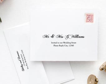 printable envelope template for 5x7 card