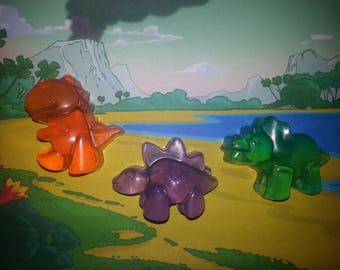 Cute and Fun Loving Aloe Vera DINOSAUR SOAPs
