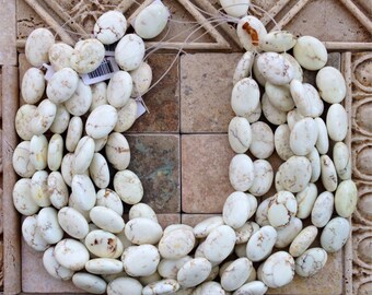 Reduced Oval Magnesite Beads