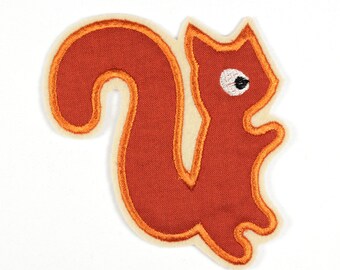 Patch squirrel Bärbel 10 x 10cm