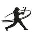 Baseball Swing Embroidery Design - 3,4,5 inch size instant download