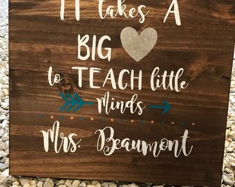 16x20 Teacher Sign