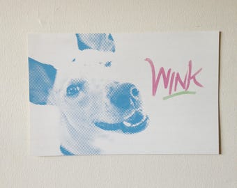 Wink Poster // Animalia Love a Lotsa Series