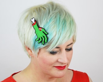 Zombie Hand Hair Clip, Halloween Accessory