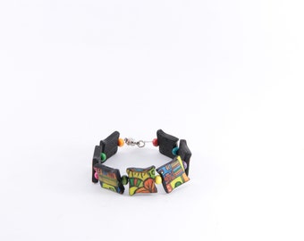 Square bracelet "collection" variegated