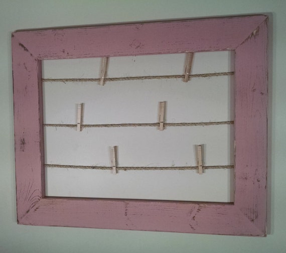 Clothesline Picture Frames Rustic Frame Picture Frame