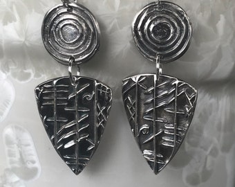 Tribal Shield earrings