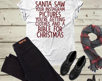 Christmas Shirt Funny Womens Christmas Shirts Holiday Shirt