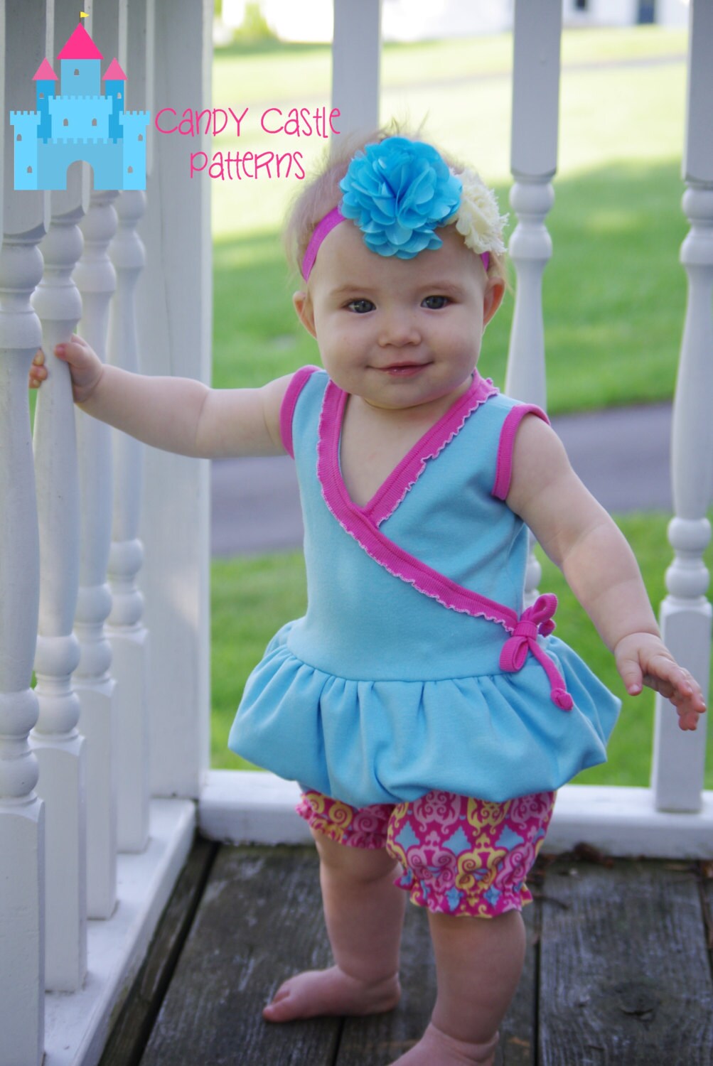 Magic Gumdrop Bubble Dress Tunic PDF pattern Newborn