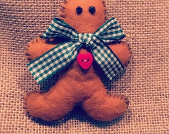 Gingerbread Man Christmas Tree Decoration