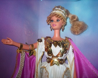 Vintage Barbie Doll, 1995, Grecian Goddess, NIB, Mattel