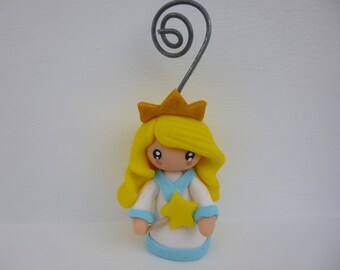 Fairy door photos or cards with polymer clay