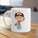 Frida Kahlo Mug, Unique Coffee Mug, Illustrated Mug, Cute Mug, Gifts for Him, Gifts for Her, Art Mug, Artist Mug, Famous Artist Mug