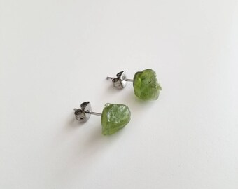 Peridot Earrings; August Birthstone Earrings