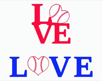 Baseball Love SVG/ Baseball SVG/ Baseball shirt design/ baseball love cut SVG/ Eps/ Dxf/ Eps/ Cricut/ Silhouette