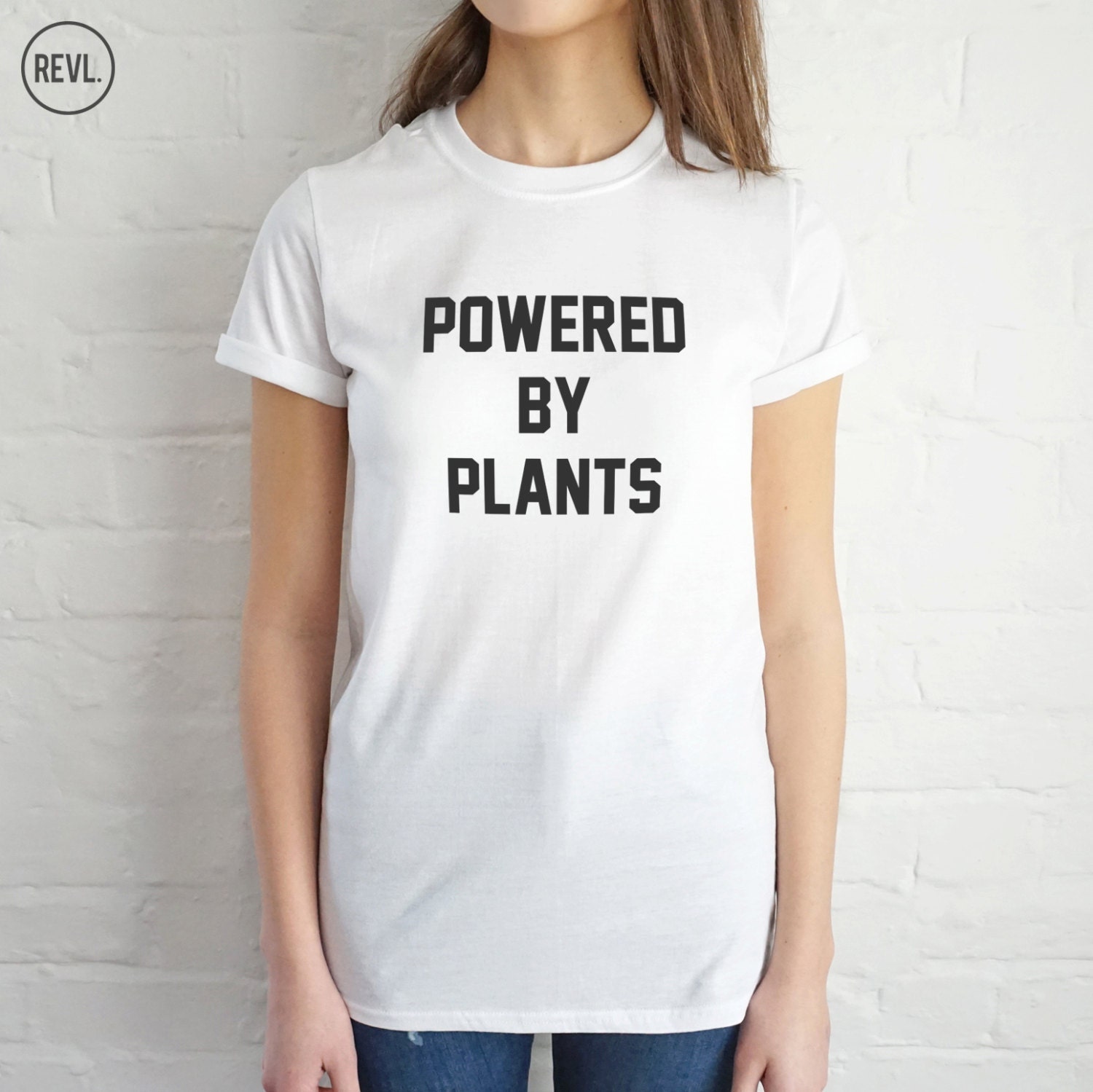 Powered By Plants T-shirt Top Shirt Tee Summer Fashion Blogger