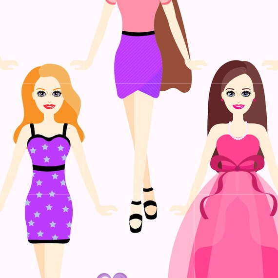 Doll Digital Clip Art Fashion Dolls Clipart Design Illustration Girls Party Birthday Dress Clothing Barbie Toys Game Doll Digital Clip Art Fashion Dolls Clipart Design Illustration Girls Party Birthday Dress Clothing Barbie Toys Game