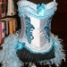 PHOENIX Day of the Dead Costume Burlesque Corset Halloween