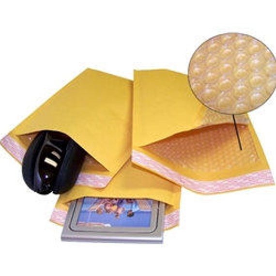 100 Size 5 10.5x15 Kraft BUBBLE Mailers