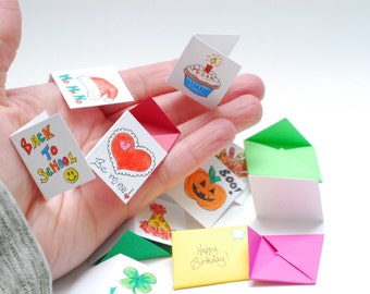 Tiny Card from Santa's Elf or the Tooth Fairy, one for every occasion, customizable