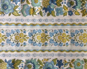 Vintage Thibaut Fabric Print named DEVON Yardage Decorator fabric